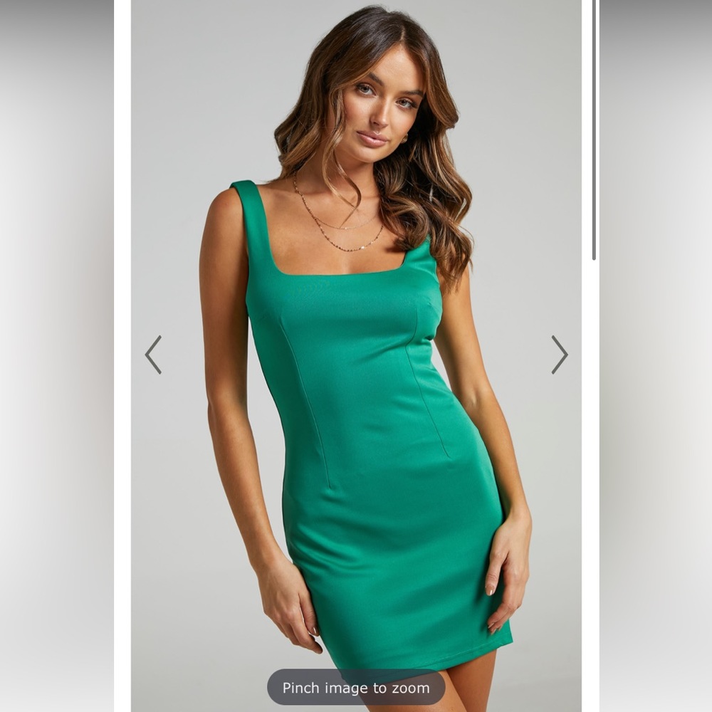 Showpo A WHOLE LOT OF LOVE DRESS IN JADE